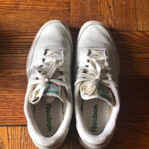 Reebok athletic shoe.